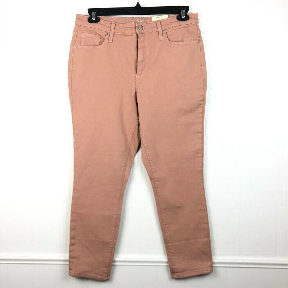 Universal Thread 12 Skinny Jeans Pink Mid Rise